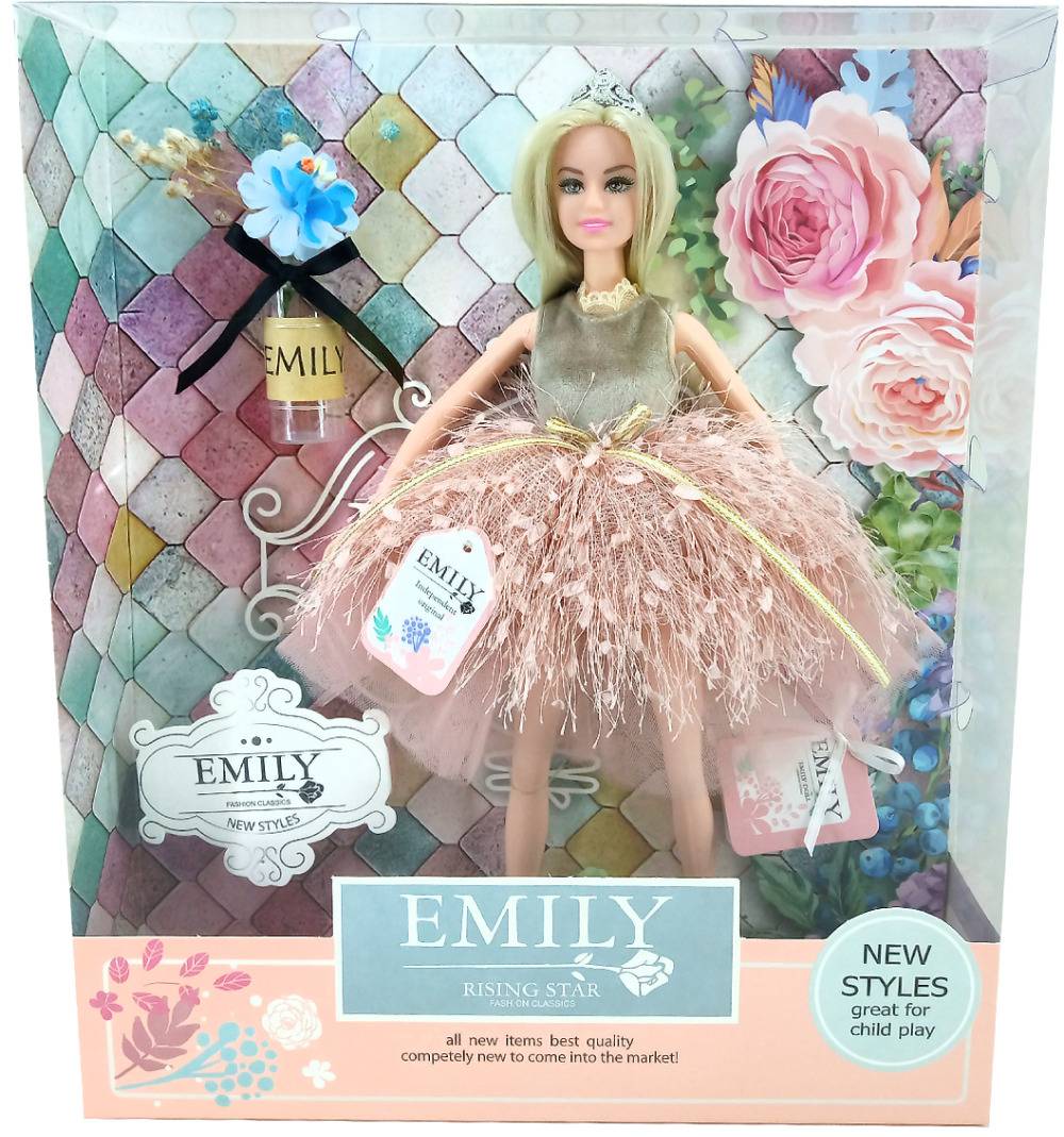 Кукла "Эмили. Розовая серия" с аксесс. 30см Junfa QJ077B