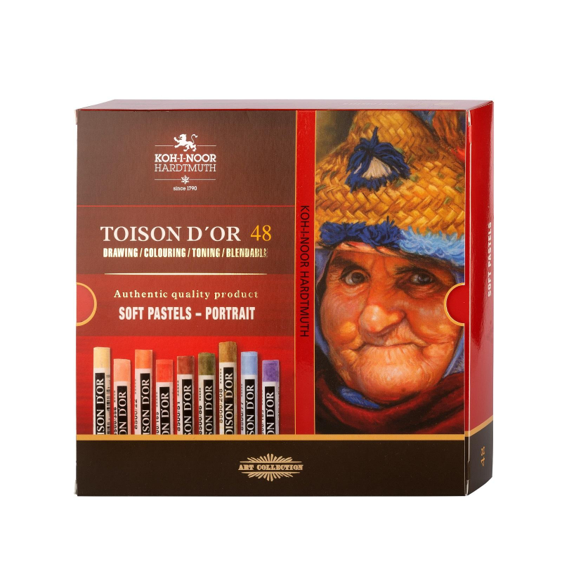 Пастель сухая худож. Toison D'or soft Портрет 48цв/наб карт.уп 8516048008KS Koh-I-Noor 1618122