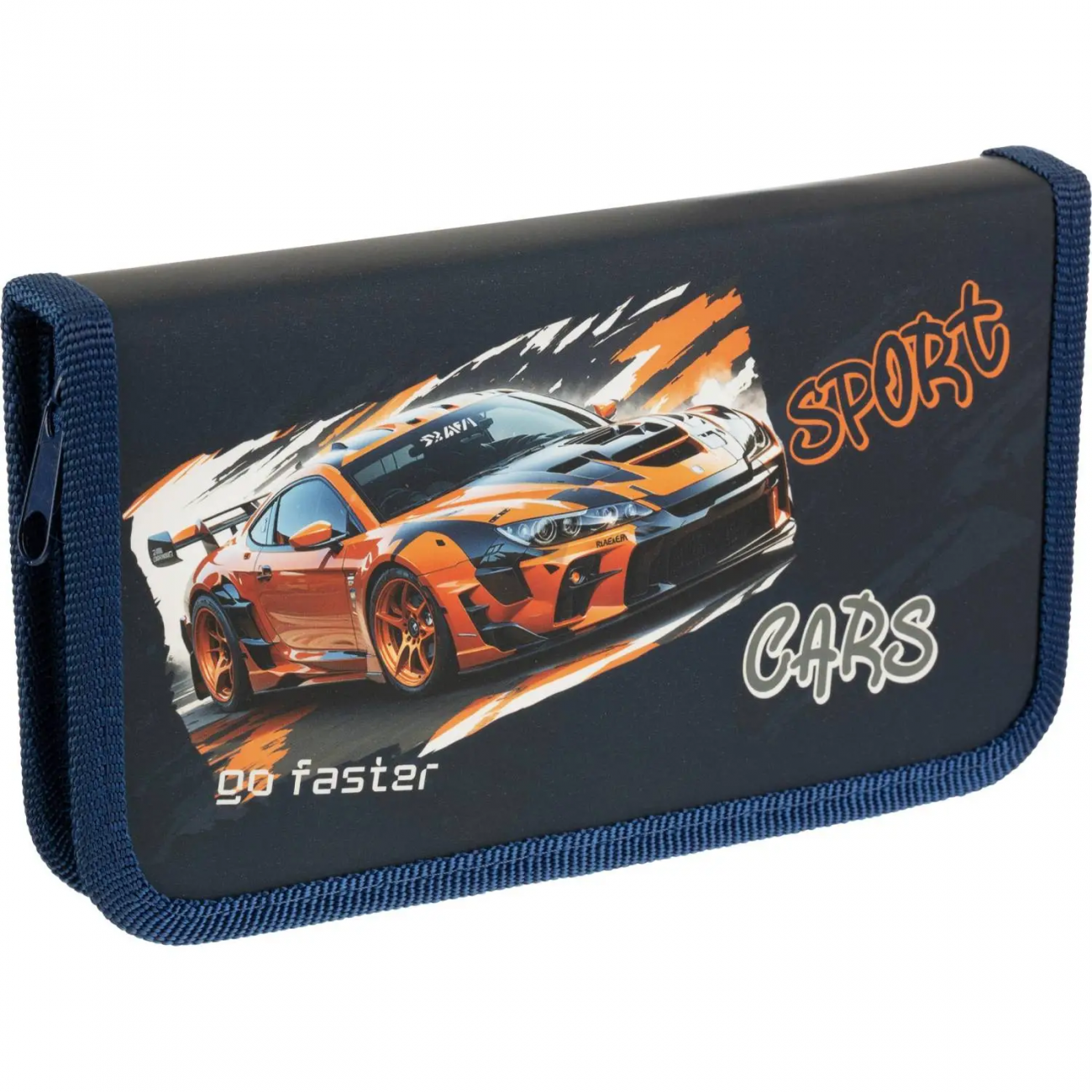 Пенал Спорткары, ламинат, софт тач, 1 отд. 190x110 мм 88440 Оникс 2288976