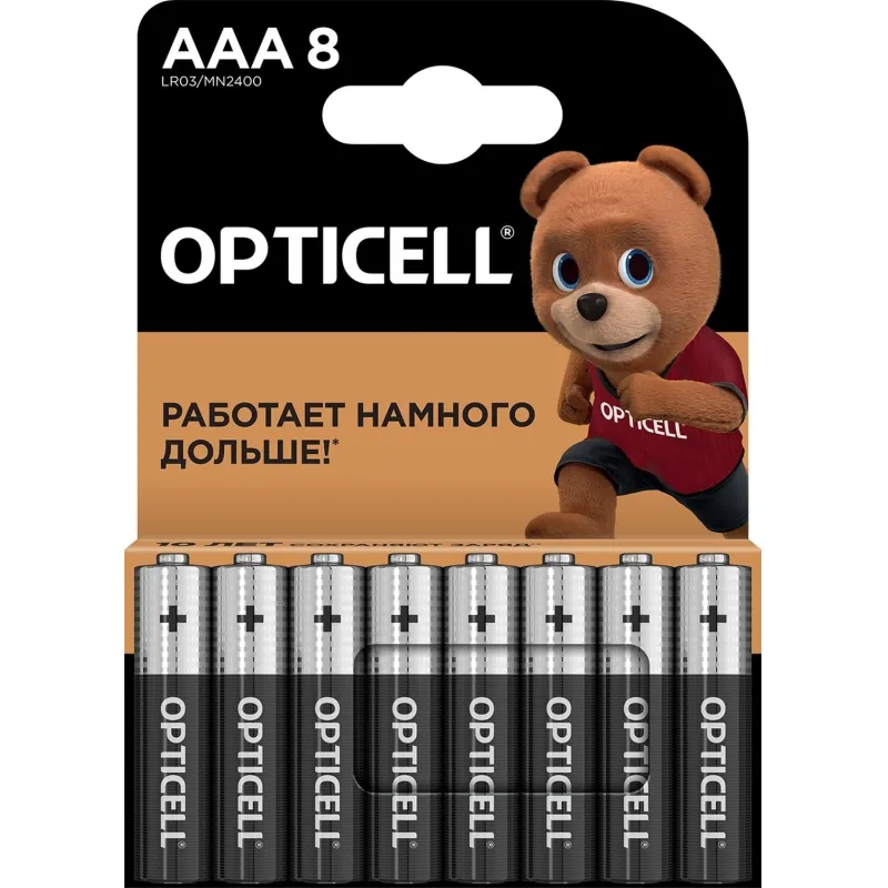 Батарейка OPTICELL Basic Батарейки AAA 8шт/уп 2057689 5051009