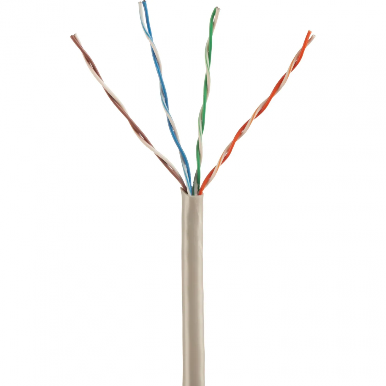 Кабель BigTech BT-CECR-013 CCA UTP 4 пары, кат.5e AWG24 PVC 305м сер 2208485