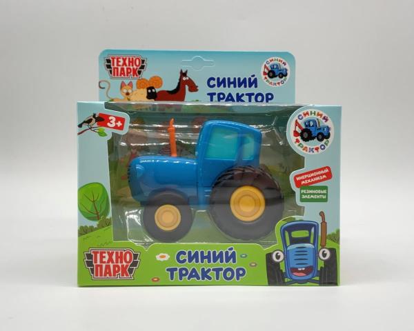 Модель металлическая Синий Трактор, 11 см. синий, Технопарк BLUTRA-11-BU (48) (48) (48)