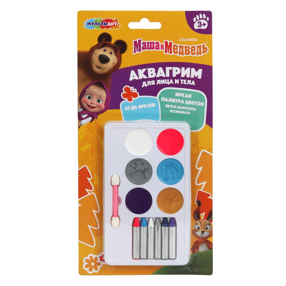 Аквагрим микс "Маша и Медведь" MultiArt FACEPAINT-127100