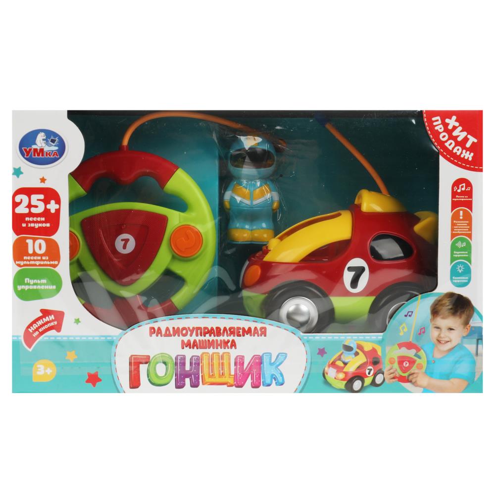 Машинка р/у гонщик, 35+ песен, стихов и загадок, свет Умка 1212F202-R