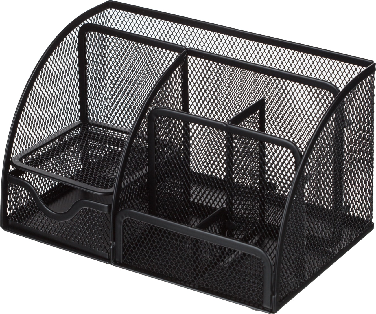 Подставка-органайзер д/канц.прин.7секций Attache125x140x220мм мет.сет. чер 1725308 LD01-708-3