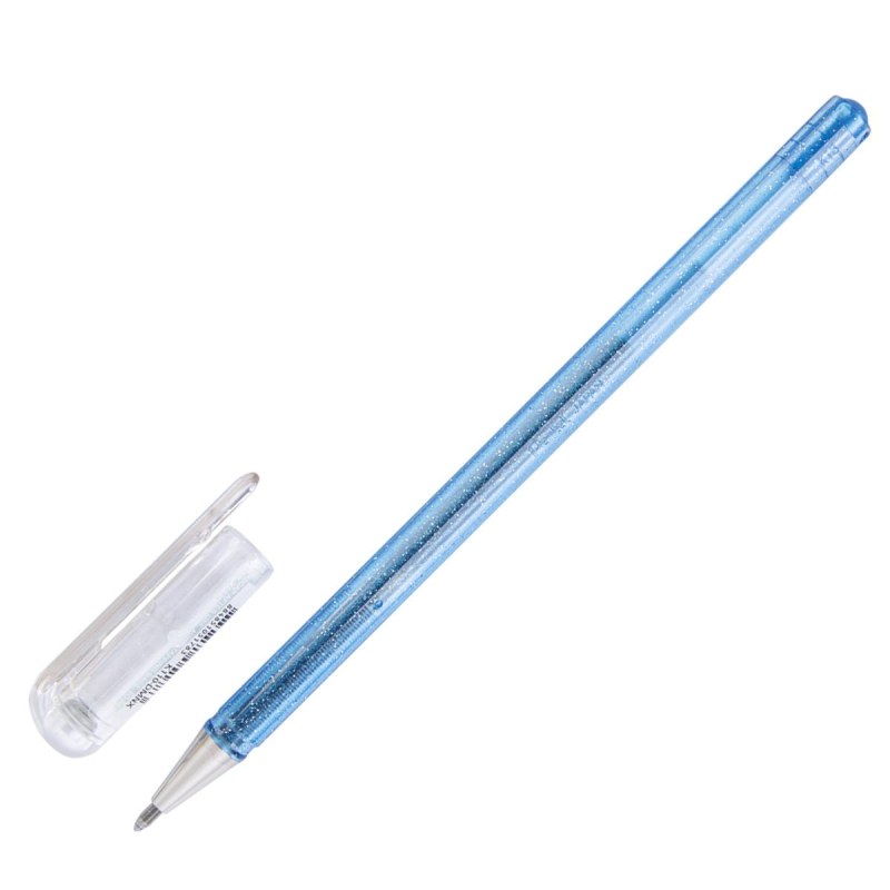 Ручка гель Pentel HybridDualMetall 1мм хамел.сине-сер+син серебK110-DMNX 1609377