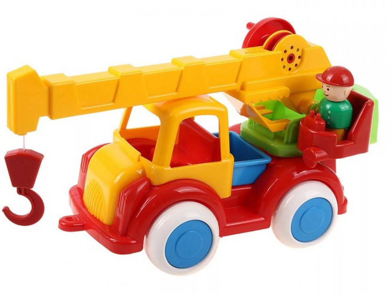 Автокран "Детский сад" 35 см игрушечный Форма С-80-Ф