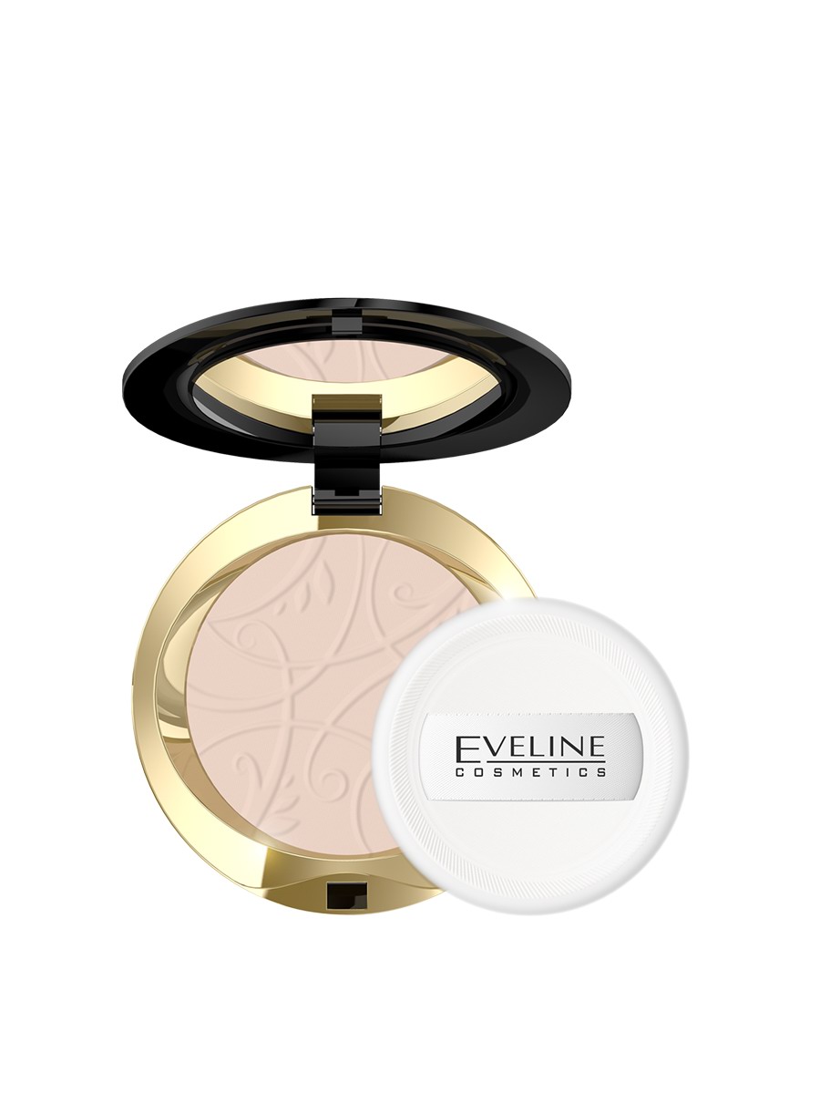 EVELINE Celebrities Beauty минеральная матирующая компактная пудра №21 (слоновая кость) 5907609333261