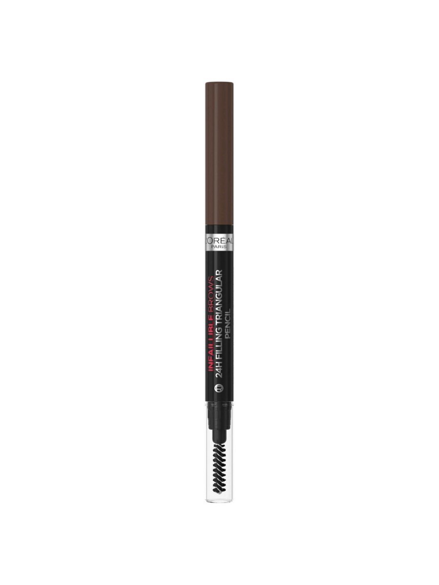 L'OREAL Карандаш для бровей INFAILLIBLE Brows Triangular Pencil, оттенок 3.0, темно-коричневый 3600524054663