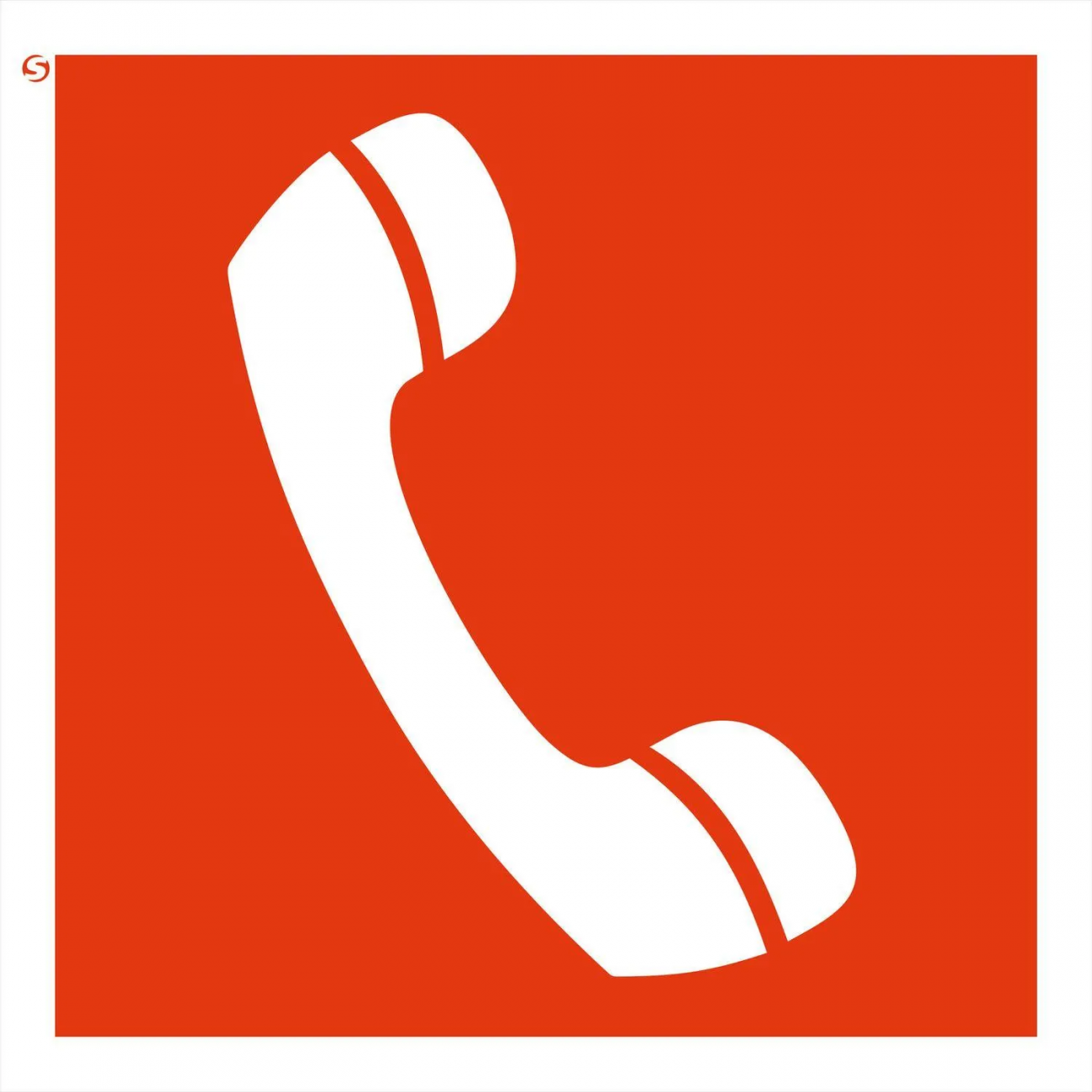 Знак безопасности F05 Телефон д/испол-я при пожаре(плн,ф/л,200х200)10шт/уп 2427853