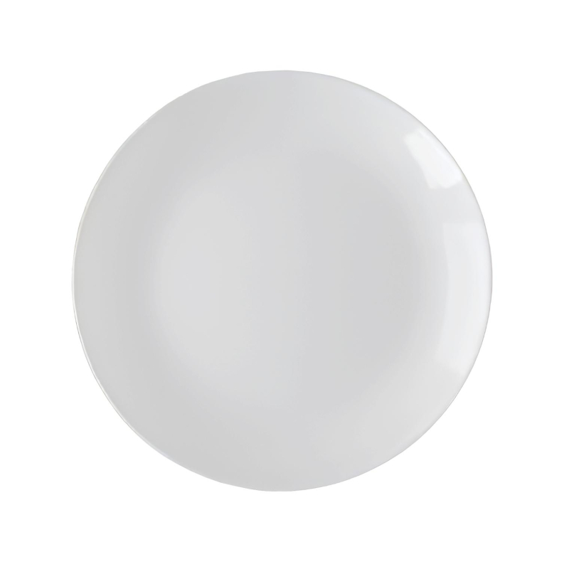 Тарелка обеденная 265мм, белая, опаловое стекло Сфера 6шт/уп Кулинарк 1805881