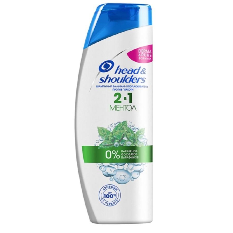 Шампунь и бальзам HEAD SHOULDERS против перхоти 2в1 Ментол 200мл 1668433 0001017720