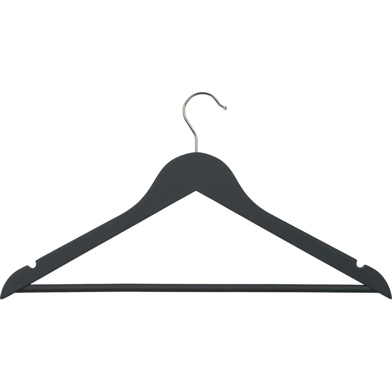 Вешалка-плечики WW_Комус Мебель WH018 дер.пер.п.рез.анис/сер.р.52-54 3шт/уп 2305021