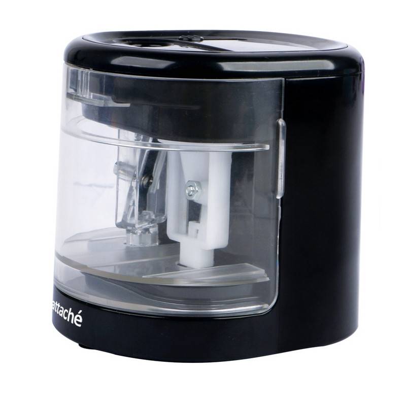 Точилка электрическая Attache Leader с двумя отверстиями (на батарейках) 799609