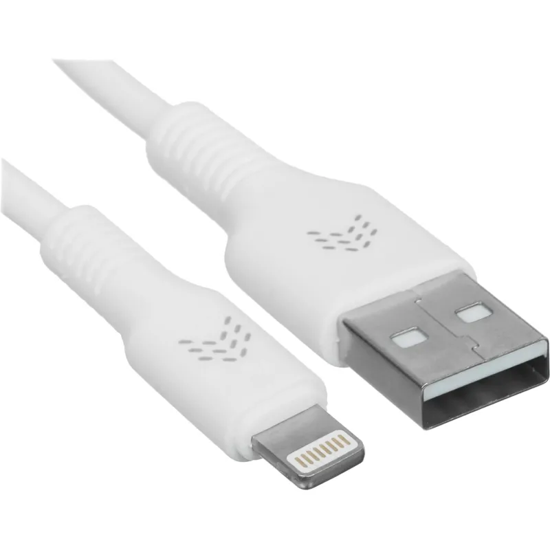 Кабель зарядный Rocket Flex оплёткаTPE USB-A/Lightn.1м,бел(RDC507WH01FL-AL) 2345261