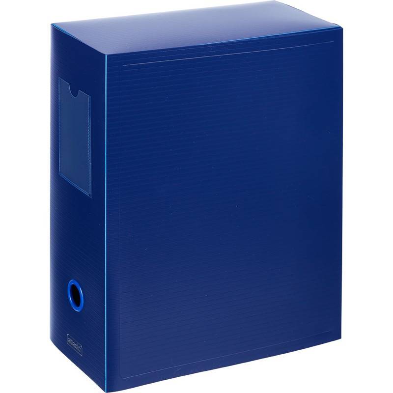 Короб архивный Attache пластиковый синий 245x120x330 мм 367907