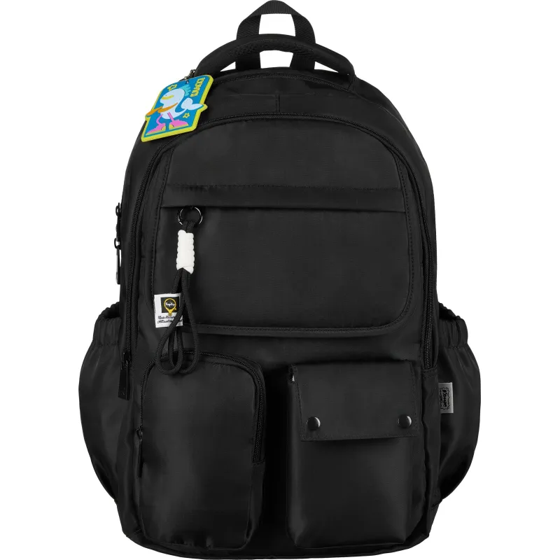 Рюкзак Комус Класс Черный moon, 2 отделения 31.5x15x46 2146475