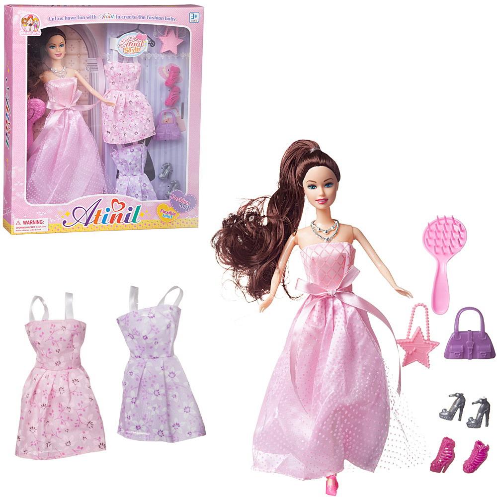 Кукла Junfa Atinil Гардероб модницы На выпускной бал (в розовом платье) 28см WJ-21514/розовое