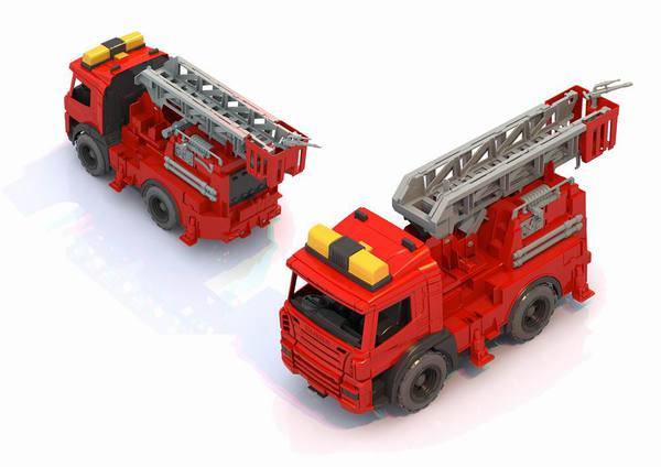 Машина пожарная "Спецтехника" игрушечная Нордпласт Н-203