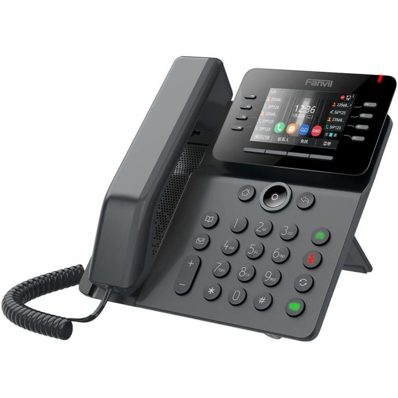 IP-телефон Fanvil V64 Enterprise, 12 SIP, 3.5 color LCD, Opus+IPV6 2036621