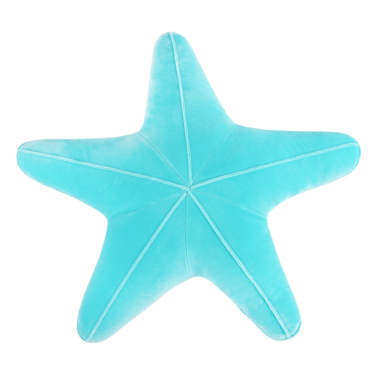 Игрушка-подушка Морские обитатели Abtoys Морская звезда бирюзовая, 39см M4860