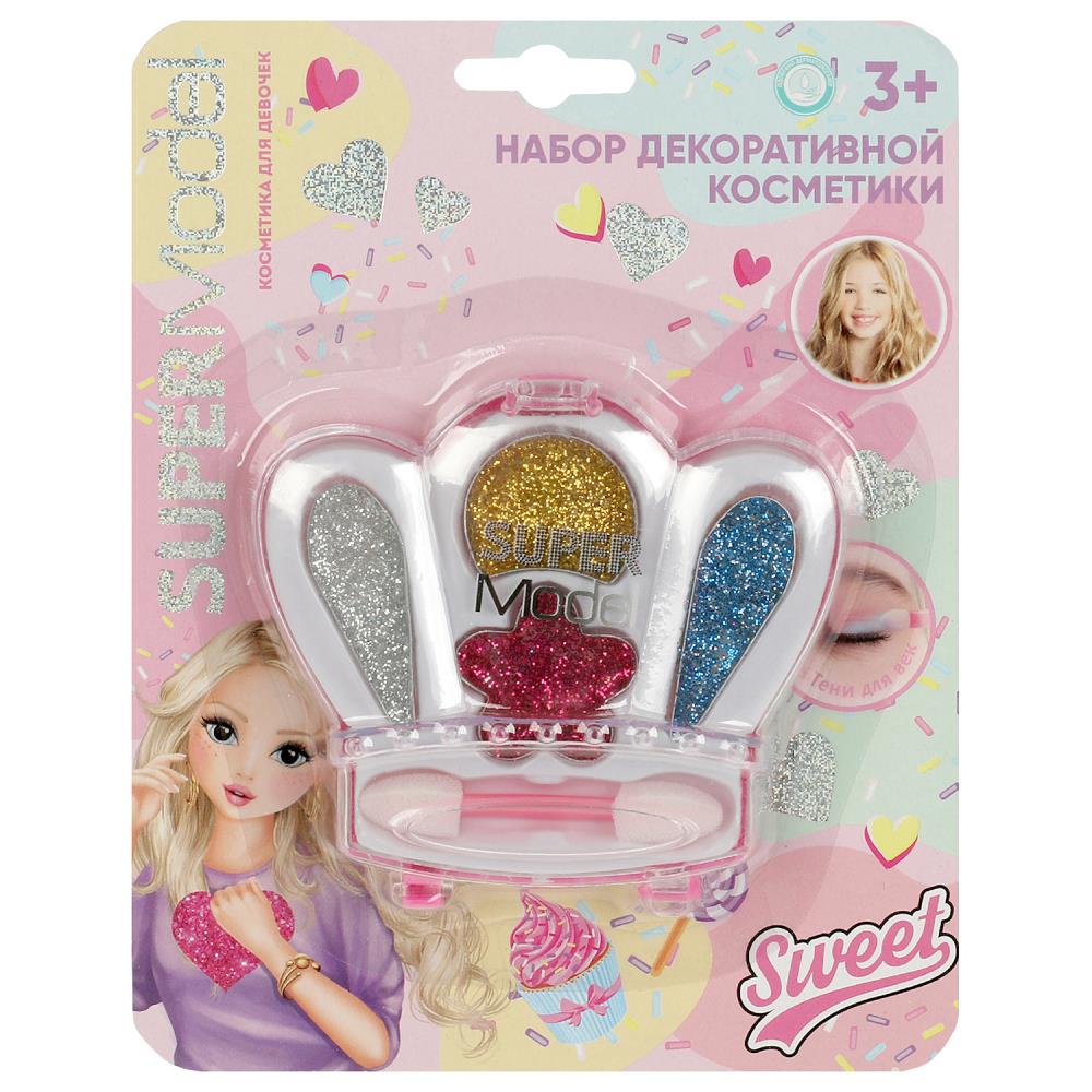 Косметика для девочек Супер модель: тени для век с блестками Милая леди 70866B2-2-TM-ML