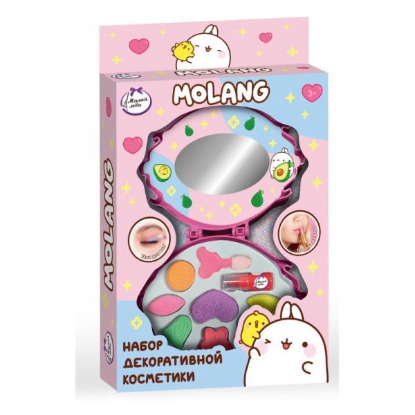 Косметика для девочек Моланг, тени для век, помада, Милая Леди 131377-MOL-ML