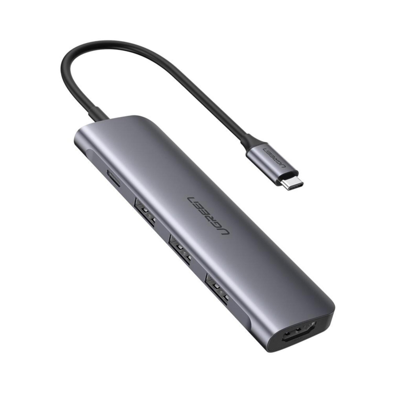 Разветвитель USB UGREEN 5 в 1 , 3 х USB 3.0, HDMI, PD (50209) 1602452