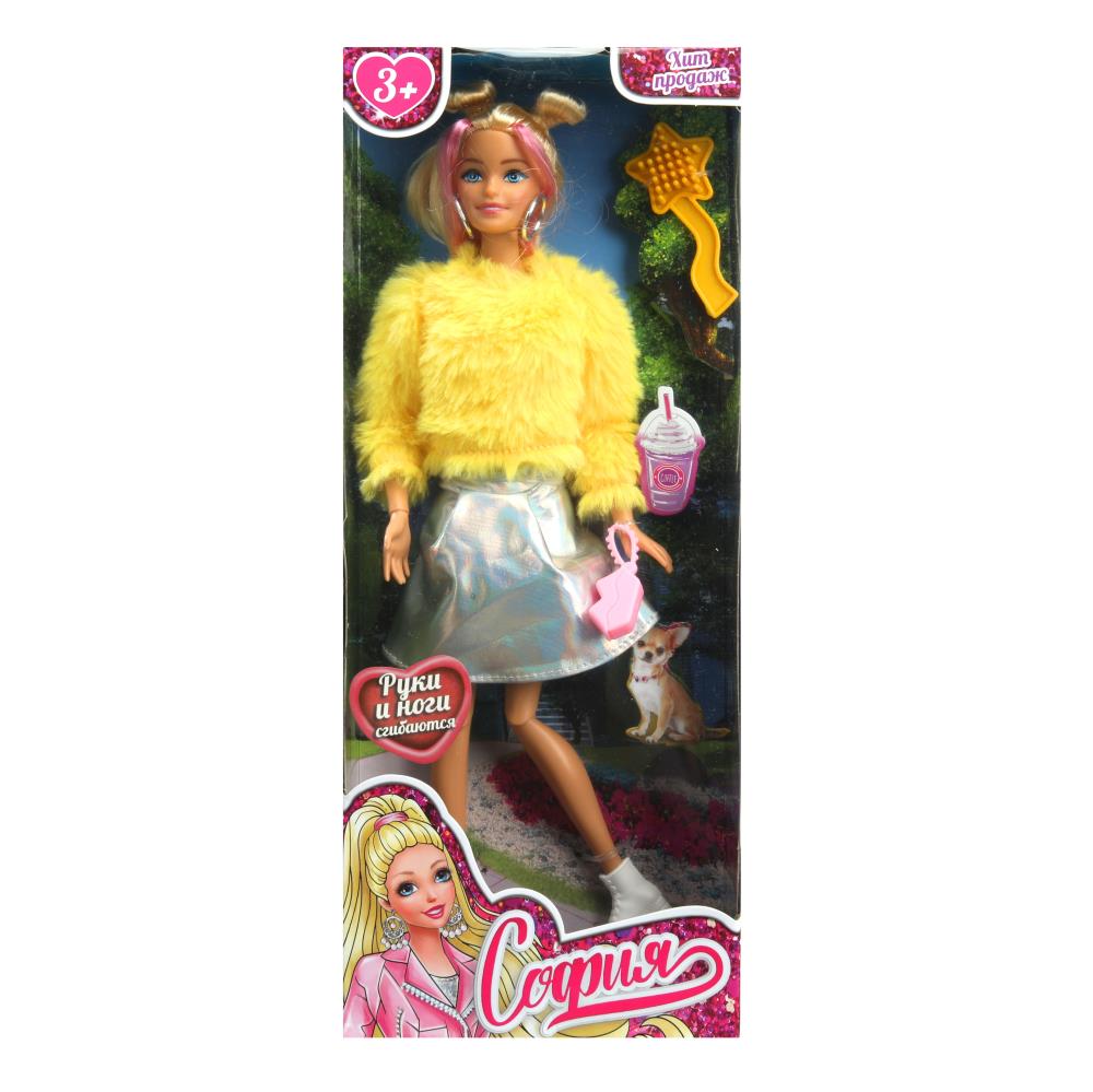 Кукла 29 см. София, руки и ноги сгибаются, аксесс. Карапуз 66001-C76-S-BB