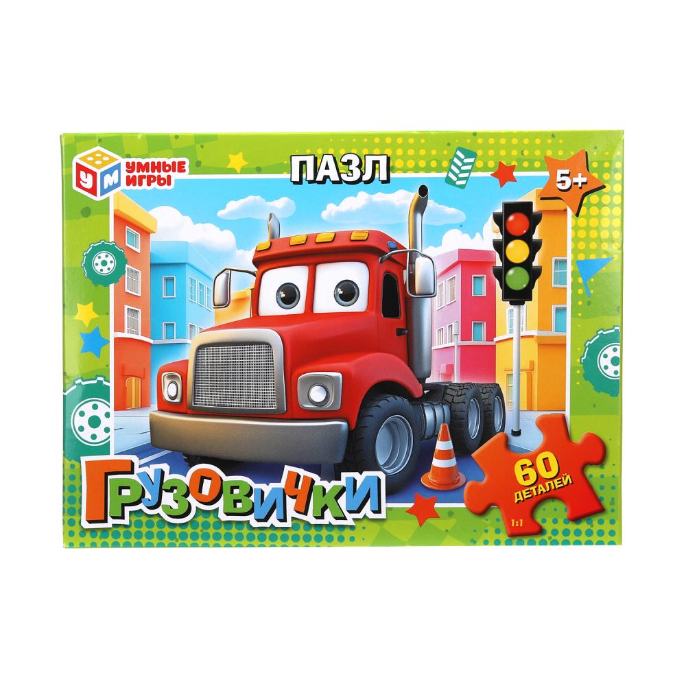 Пазлы 60 деталей Грузовички Умные игры 4630395029803