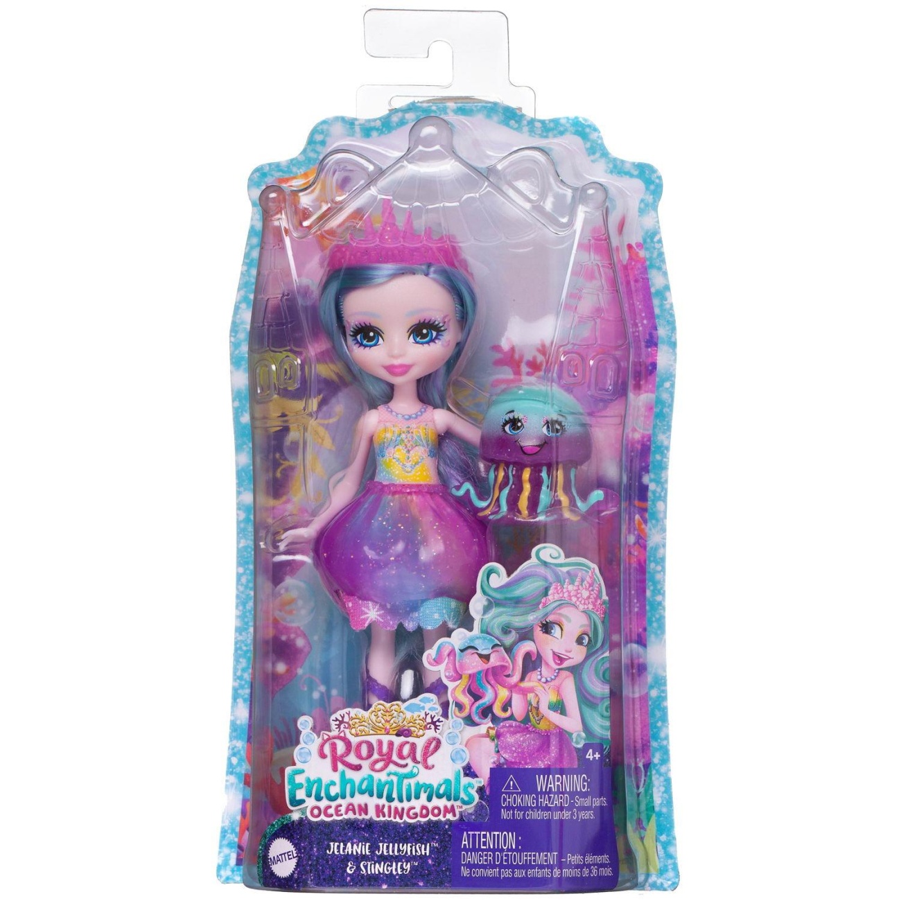 Кукла Mattel Enchantimals Медуза с питомцем FNH22/Медуза