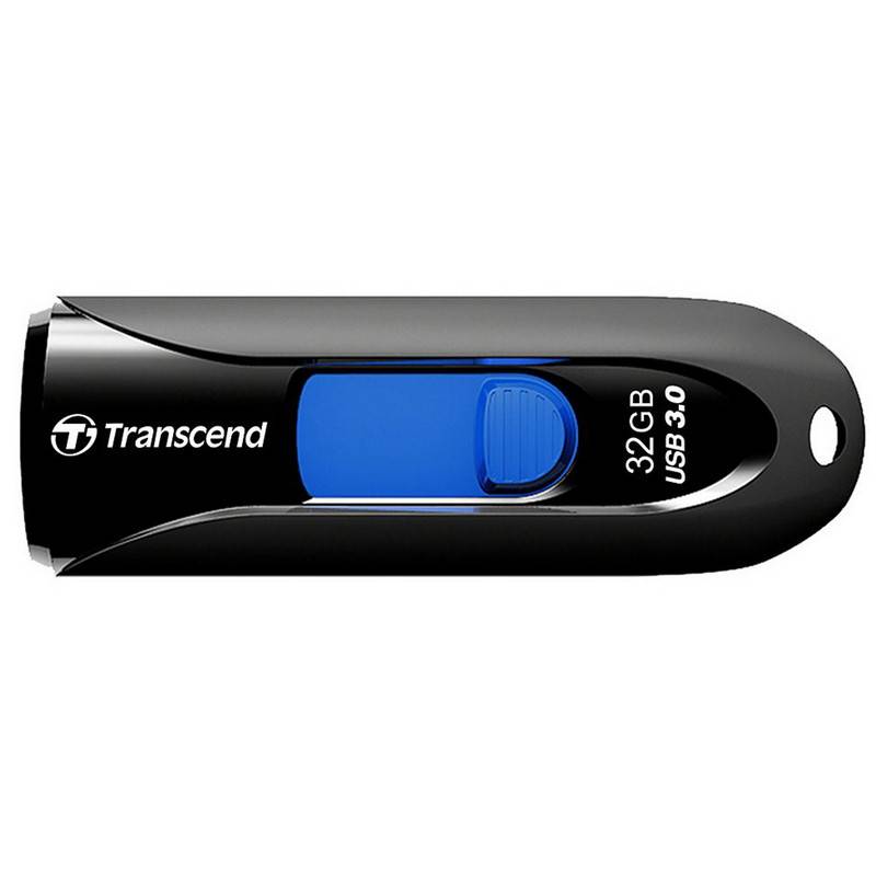 Флеш-память Transcend JetFlash 790 32Gb USB 3.0 черно-синяя TS32GJF790K 396959
