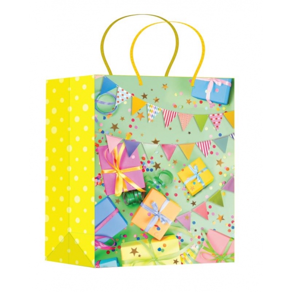 Пакет подарочный матовый, размер Xl, 33х45х15 см. "подарки" Чудо праздник PXL-123166-GT