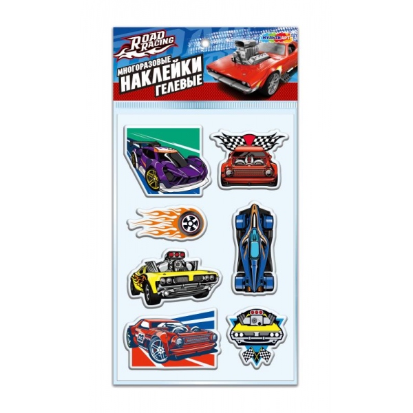 Наклейки гелевые, хот виллс MultiArt STICKGEL-122807