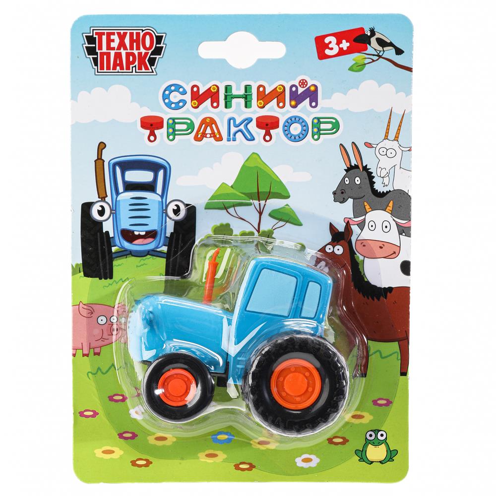 Машина Синий Трактор, 7,5 см, синий Технопарк BLUTRA-7-BU