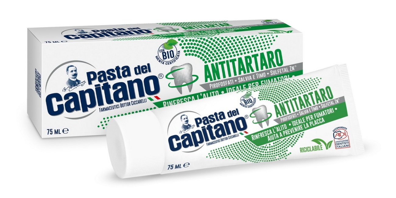 Зубная паста Pasta del Capitano Antitartar for Smokers От зубного камня для курящих 75 мл 8002140039119