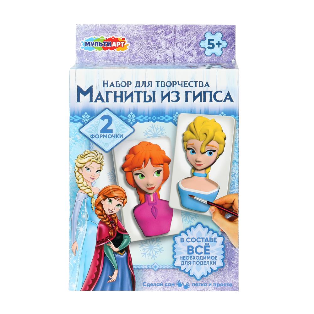 Магниты из гипса "Снежная принцесса", 2 шт. MultiArt MGN-122813FR