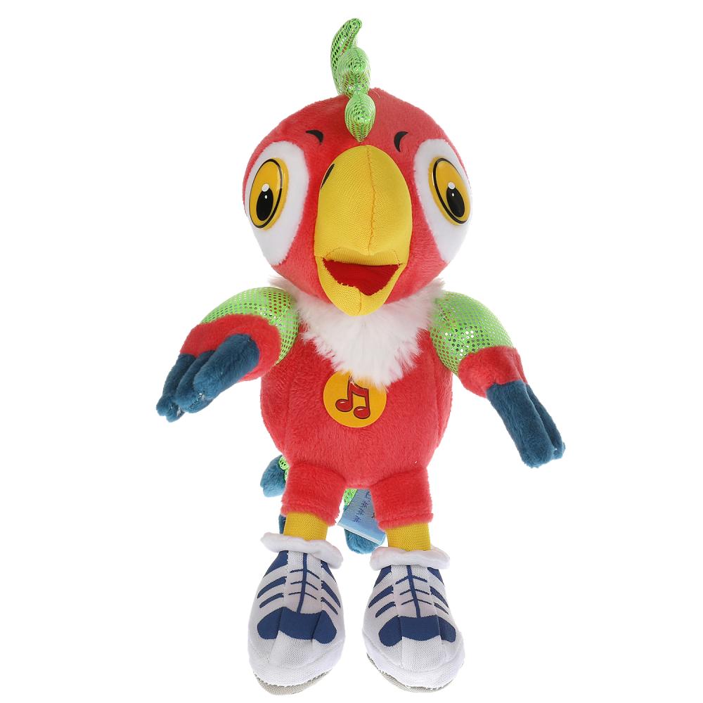 Игрушка мягкая Союзмультфильм попугай Кеша в кросс. 15 см. озвуч, Мульти-пульти V36282-15S17 (24)
