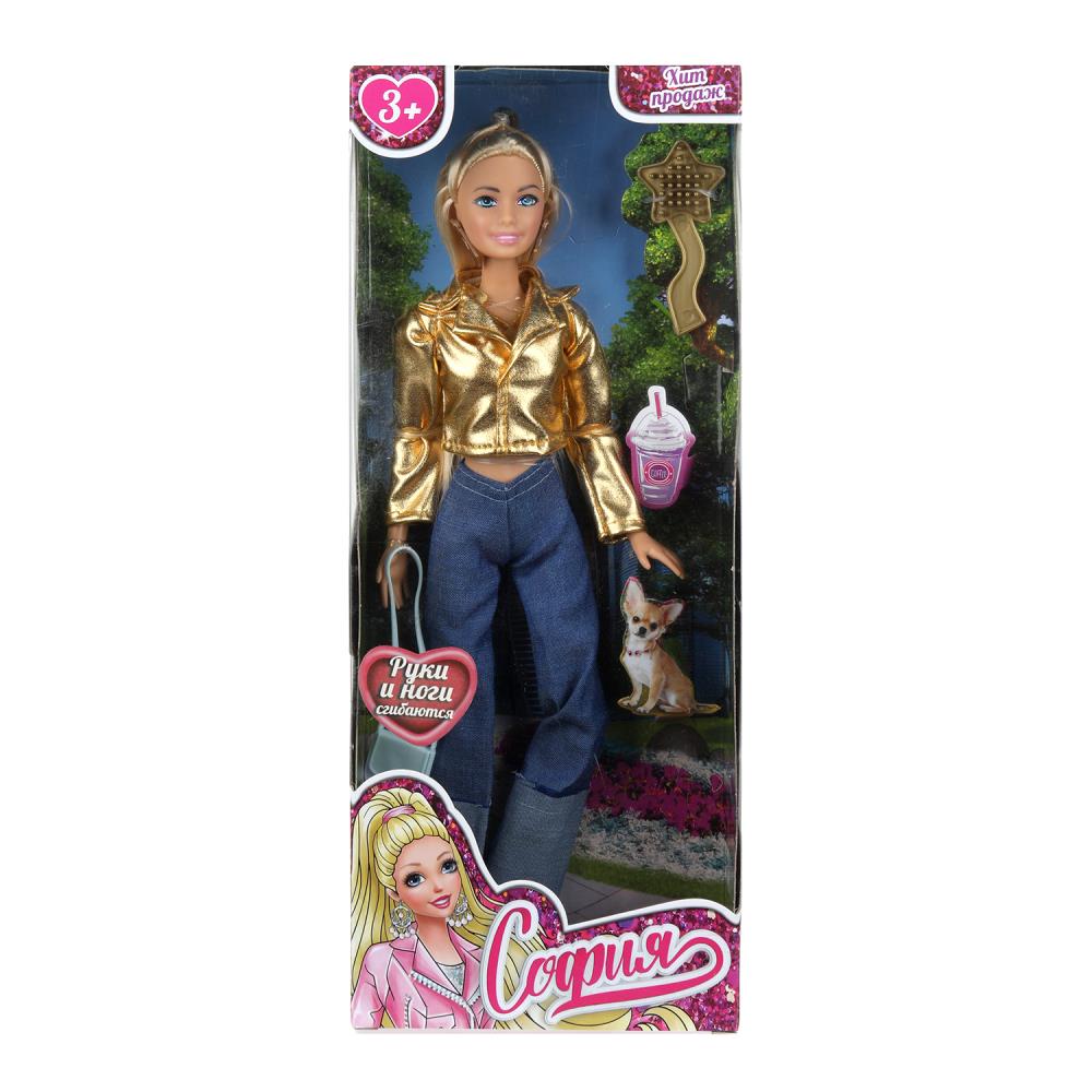 Куколка с аксессуарами, 29 см. София, руки и ноги сгибаются Карапуз 66001-C62-S-BB