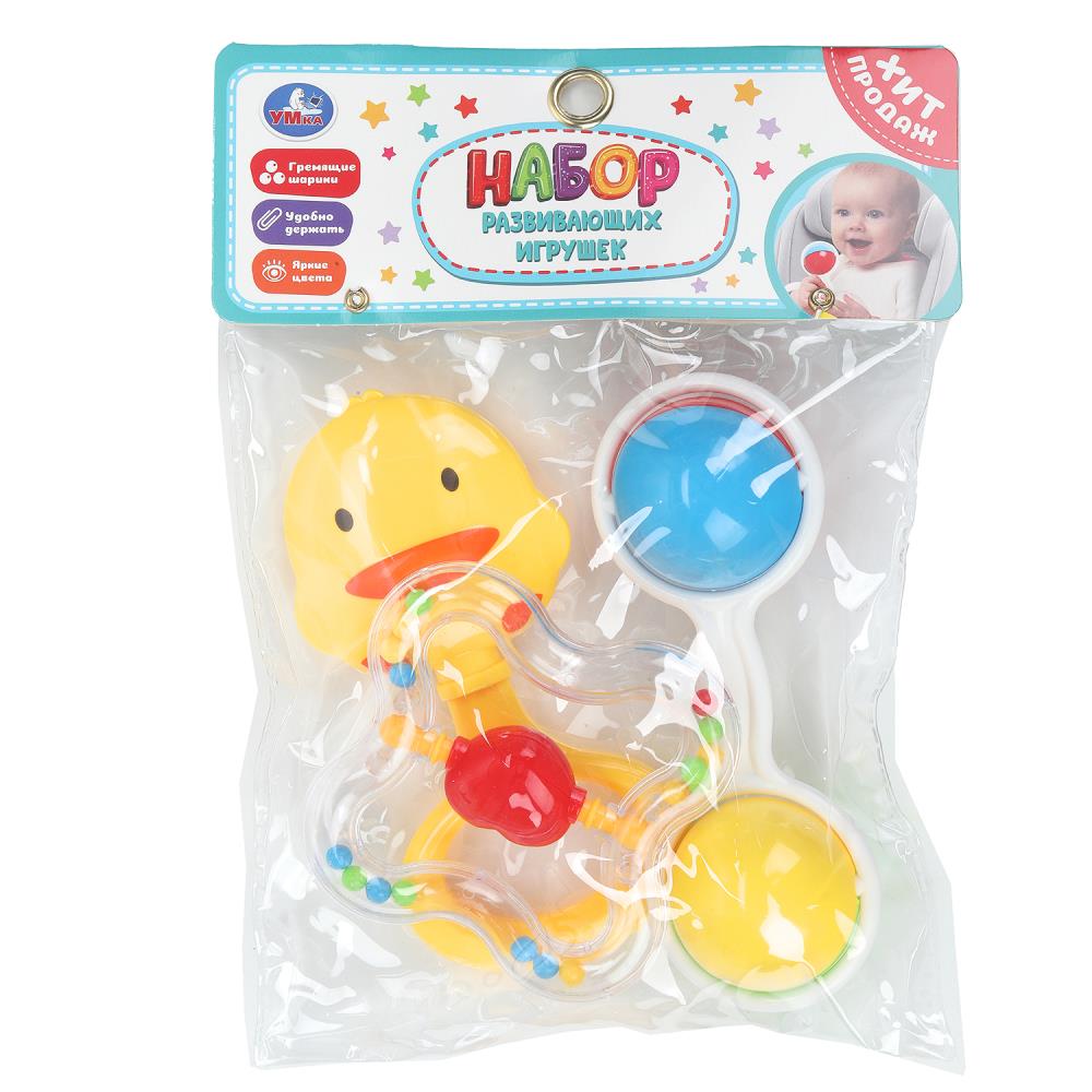 Набор развивающих игрушек, 3 шт. УМка 1801M305-R