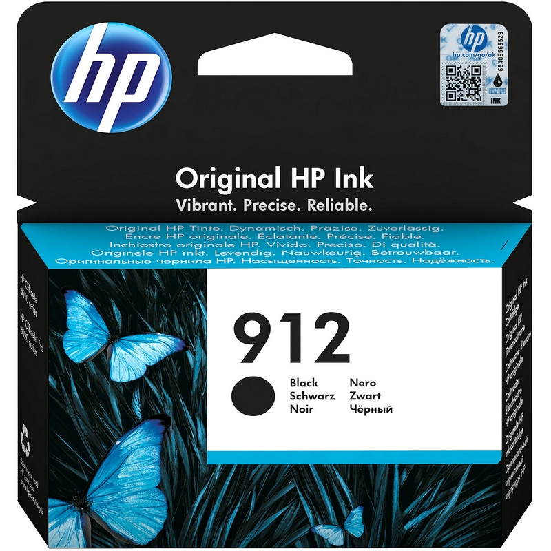 Картридж струйный HP 912 3YL80AE чер. для OfficeJet 801x/802x 1064189