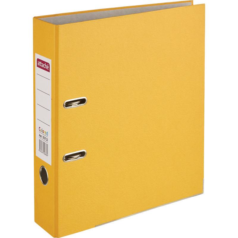 Папка-регистратор Attache Colored light 75 мм оранжевая 611493