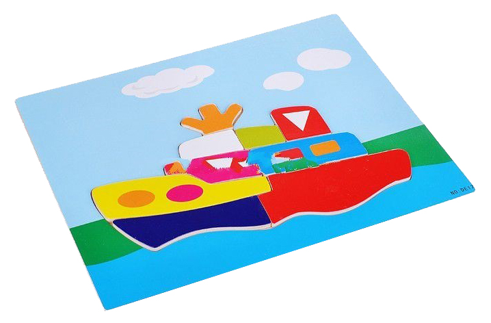 Рамка-пазл "Кораблик" Wooden Toys DE12