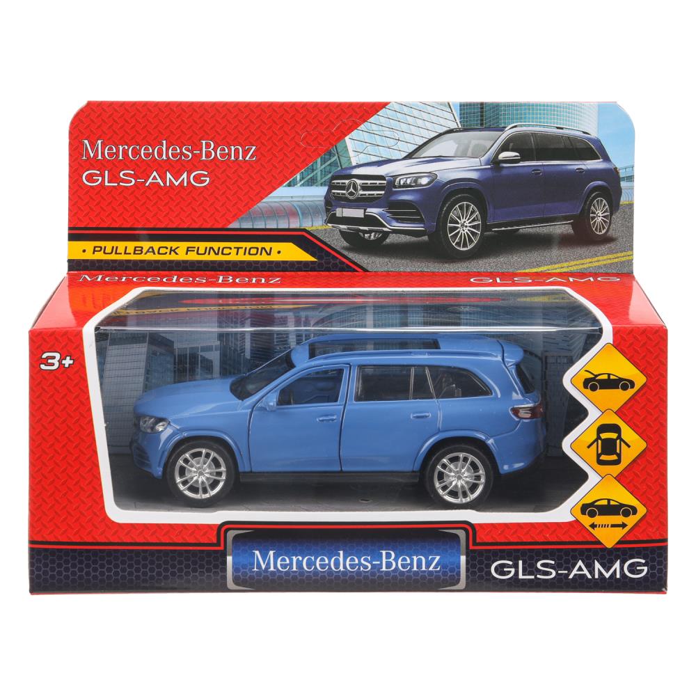 Машина металлическая "Мерседес-Бенц gls class amg" 12 см. синий Технопарк GLS-12-BU