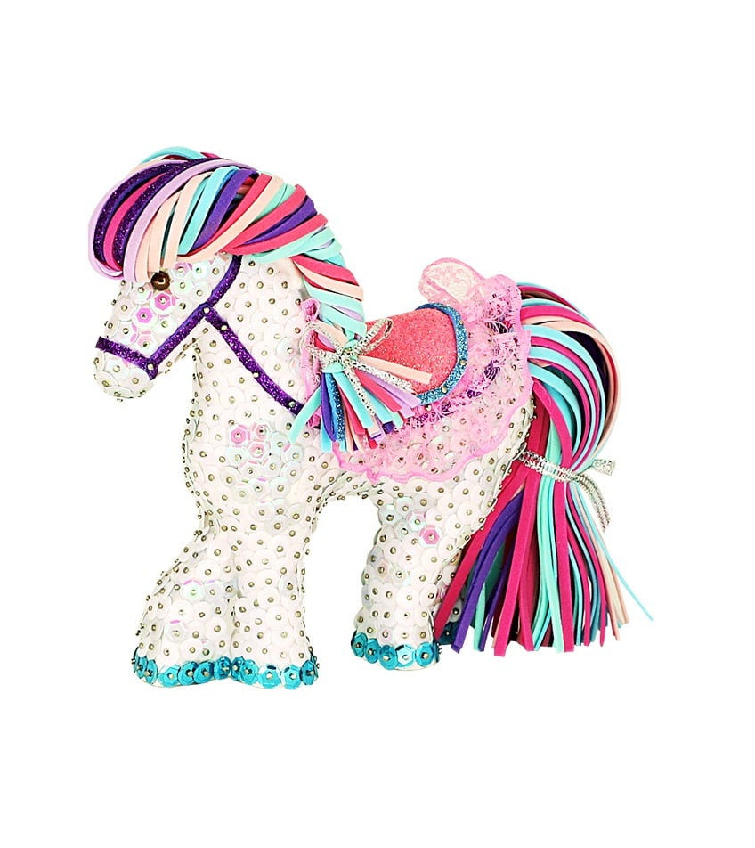 Мозаика из пайеток 3D Лошадка Волшебная мастерская 3D-010