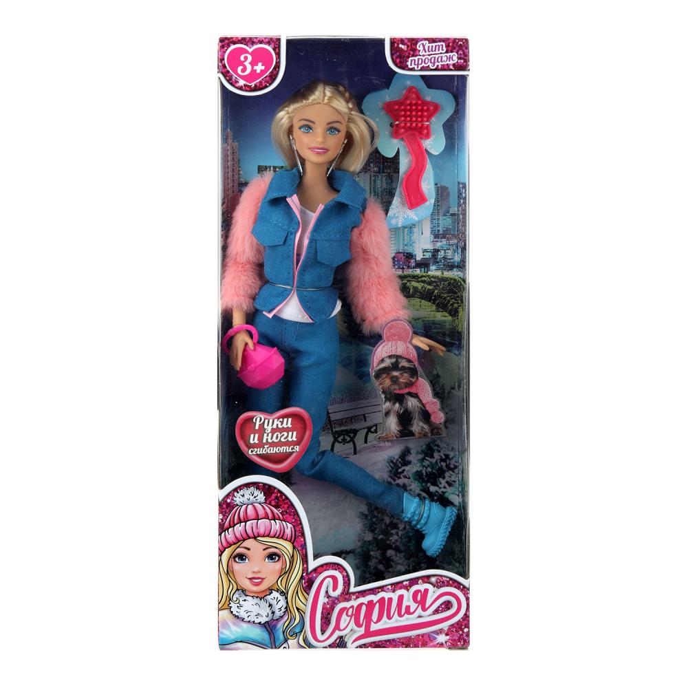 Кукла 29 см. София, руки и ноги сгибаются, "Модница" Карапуз 66001-W32-S-BB