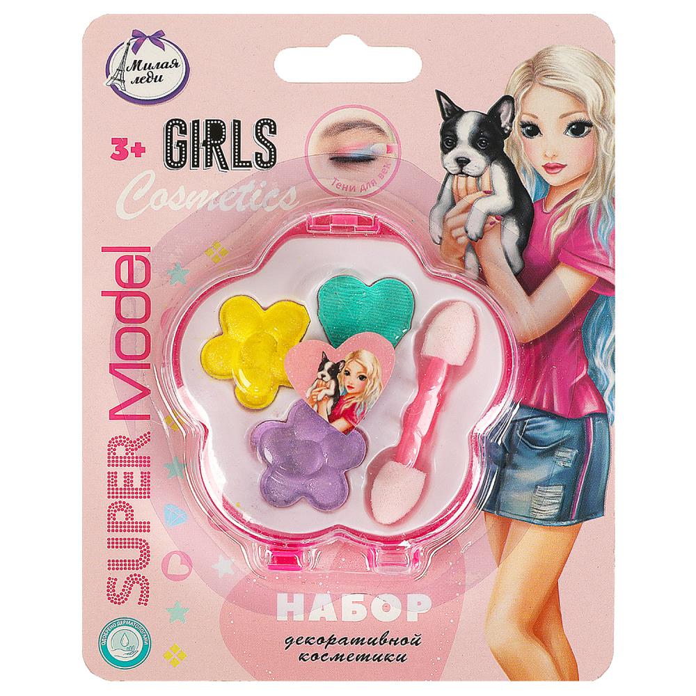 Косметика для девочек: тени для век, Модель Милая леди 70866B3-2-SMP-ML