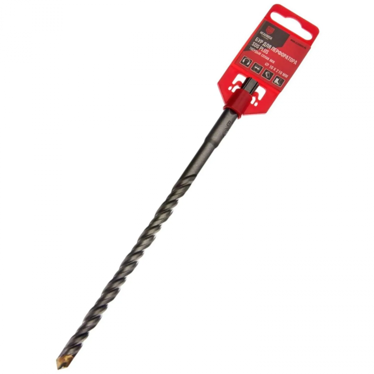Бур по бетону SDS+ (10x210) HeadRock 402-010-10210 2366210