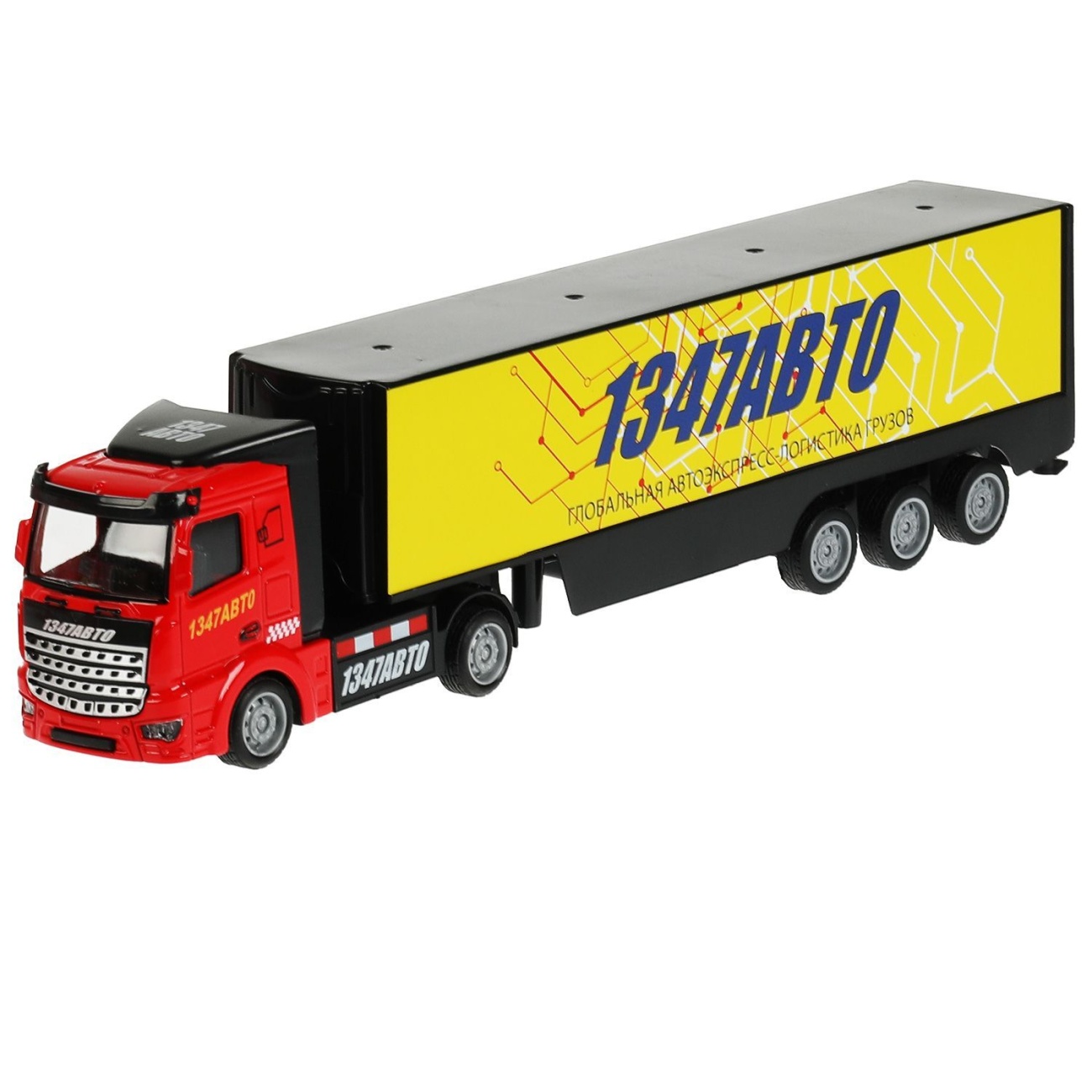 Машинка Технопарк Грузовик 32 см, свет/звук E950-H65086-R