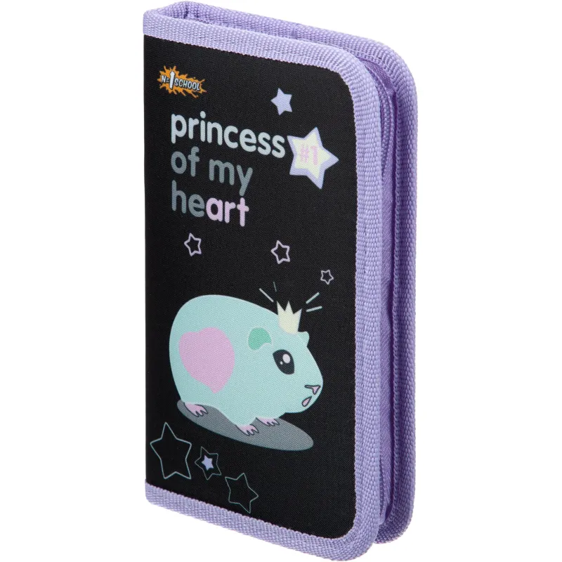 Пенал Комус Класс Princess ПКТ 03-20, ткань, 1 отд. 190x110 мм 1554527